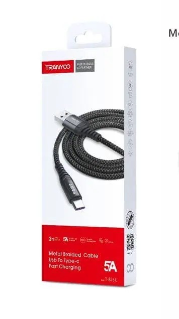 CABLE METAL DE DATO TIPO-C 2M T-S16C