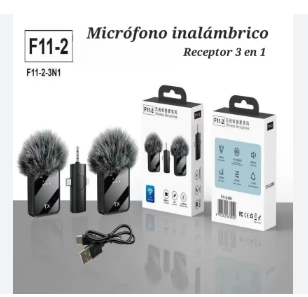 MICROFONO SOLOPERO LAVALIER F11-2 MINKU