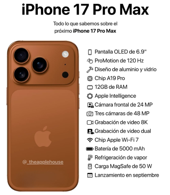 IPHONE 17 PRO MAX 12GB/256GB CHIP